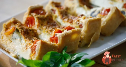 Італійський пиріг з моцарелою та томатами від Олександра Селезньова