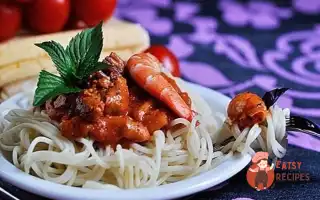 Паста З Морепродуктами В Томатному Соусі