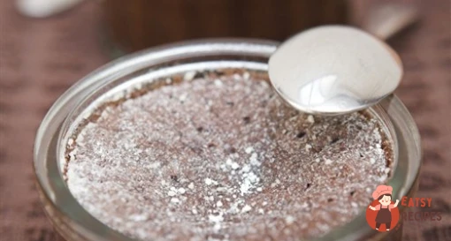 Кавовий суфле з соусом мокко