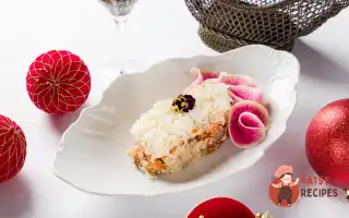 Салат «Мімоза» з копченим вугром і плавленим сиром