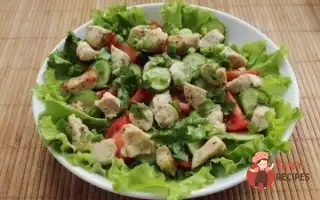 Салат З Курки Та Свіжих Овочів