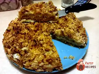 Тертий яблучний пиріг