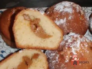Кекси з вареним згущеним молоком