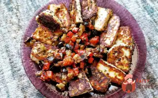 Смажений Сир Халумі З Пряними Овочами