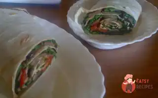 Ролл-Сендвіч З Язиком, Руколою Та Печерицями
