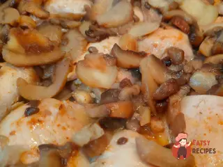 Крок 11: Курка з грибами та шпинатом