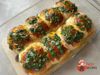 Пампушки з часником та зеленню