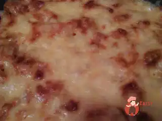 Картопляна запіканка з креветками