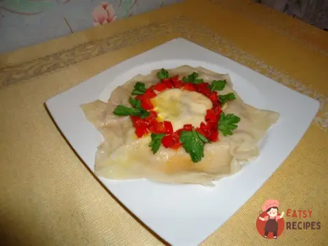 Равіоль з козячим сиром