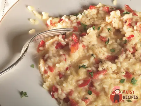 Різотто з вершками та солодким перцем