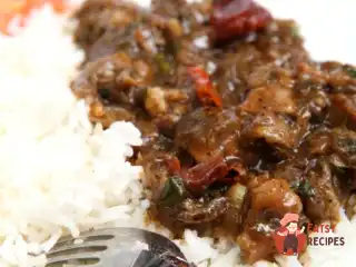 Маринована тушкована яловичина з огірками