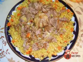 Плов з помідорами чері