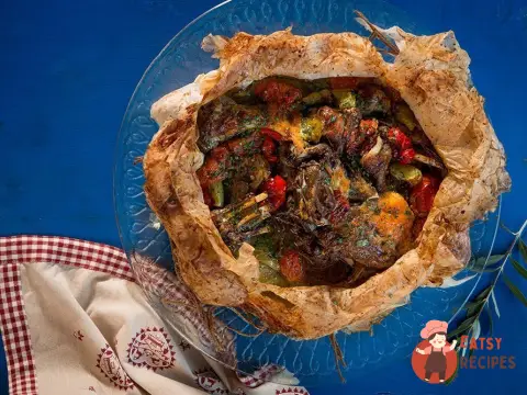 Клефтико - баранина, запечена з овочами