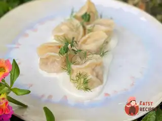 Астраханські пельмені з осетриною