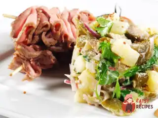 Салат олів'є з кабачками