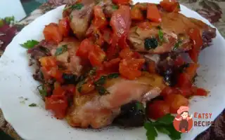 Запечена Курка З Помідорами
