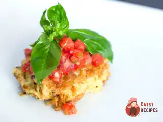 Котлети з нуту з томатною сальсою та базиліком