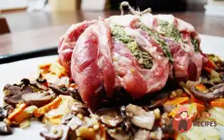 Рулет Зі Свинини З Овочами