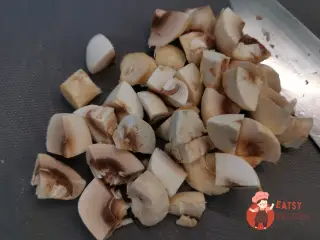 Крок 2: Тарталетки з грибами та сиром