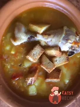 Гороховий суп з куркою