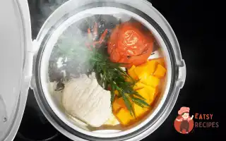 Свиняча Корейка З Диким Рисом, Гарбузом, Помідорами Та Естрагоном.