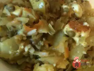 Кічрі з машем, рисом та адигейським сиром