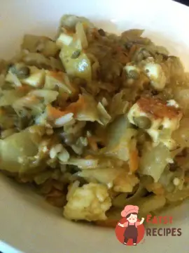 Кічрі з машем, рисом та адигейським сиром