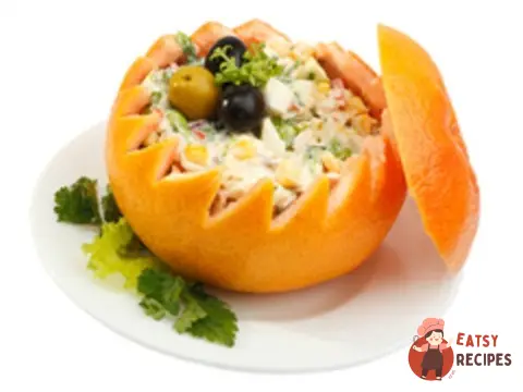 Морепродукти у грейпфруті