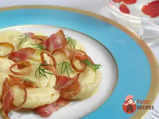 Вареники з картоплею та цибулею