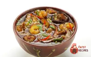 Курка Та Креветки З Тофу, Грибами Та Соєвим Соусом