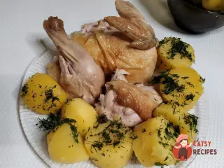 Крок 10: Курка запечена на солі