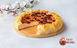 Пиріг З Вишнею Та Рикоттою По-Грецьки