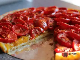 Тарт з помідорами та гарбузом