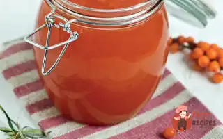 Обліпиха, Протерта З Цукром