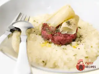 Різотто з тартаром з яловичини