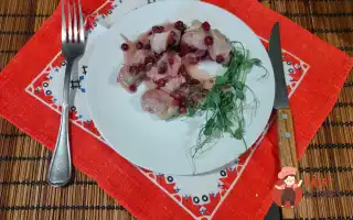 М'ясо з журавлиною
