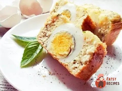 Запечений омлет з курячим філе