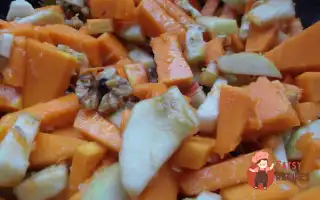 Салат З Гарбуза З Яблуками