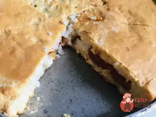 Пиріг з курагою та рисом