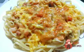 Паста З Морепродуктами У Вершковому Соусі