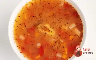 Суп Мінестроне З Овочами, Квасолею Та Макаронами-Бантиками.