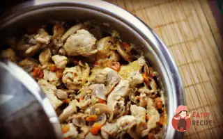 Курка З Грибами В Соусі З Фети