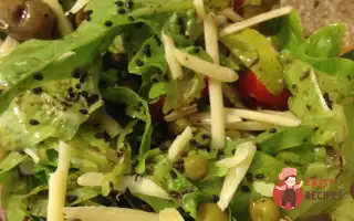 Салат З Руколою, Чері Та Маслинами По-Італійськи