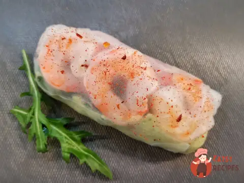Весняний рулет з креветками