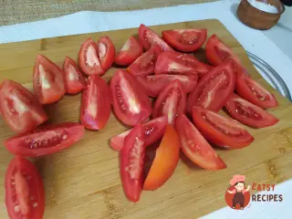 Крок 7: Помідори з часником і зеленню