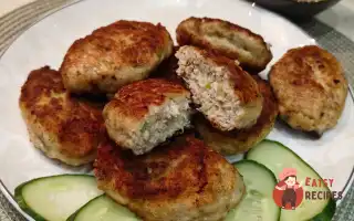 Курячі Котлети З Кабачком Та Печерицями