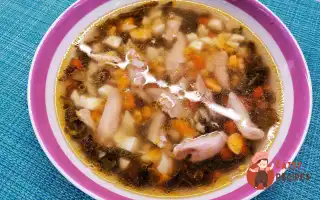 Щи З Курки Та Індички З Щавлем Та Кропивою