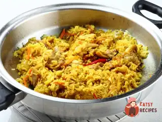 Курка каррі з рисом та овочами