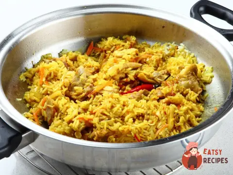 Курка каррі з рисом та овочами