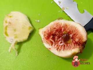 Крок 4: Салат зі свіжими овочами, інжиром і розсільним сиром